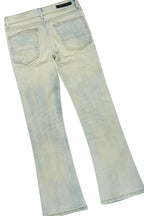 Girls Jilie Vintage Beige Hoodie/Stacked Flare Jean Set