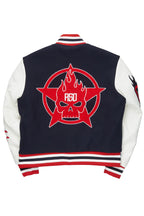 Skoll Navy Varsity Jacket