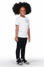 Girls Hale Black Biker Skinny Jean