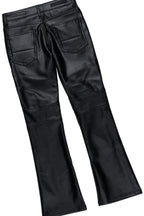 Boys Caston Vintage Beige Hoodie/Stacked PU Jean Set