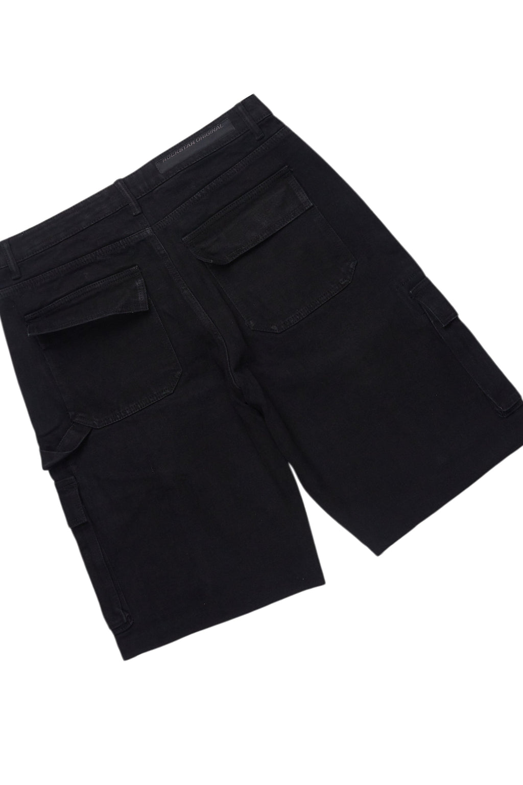 Amos Black/White T-Shirt/Denim Short Set