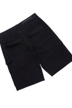 Amos Black/White T-Shirt/Denim Short Set