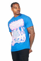 Yoga Royal Blue Graphic T-Shirt