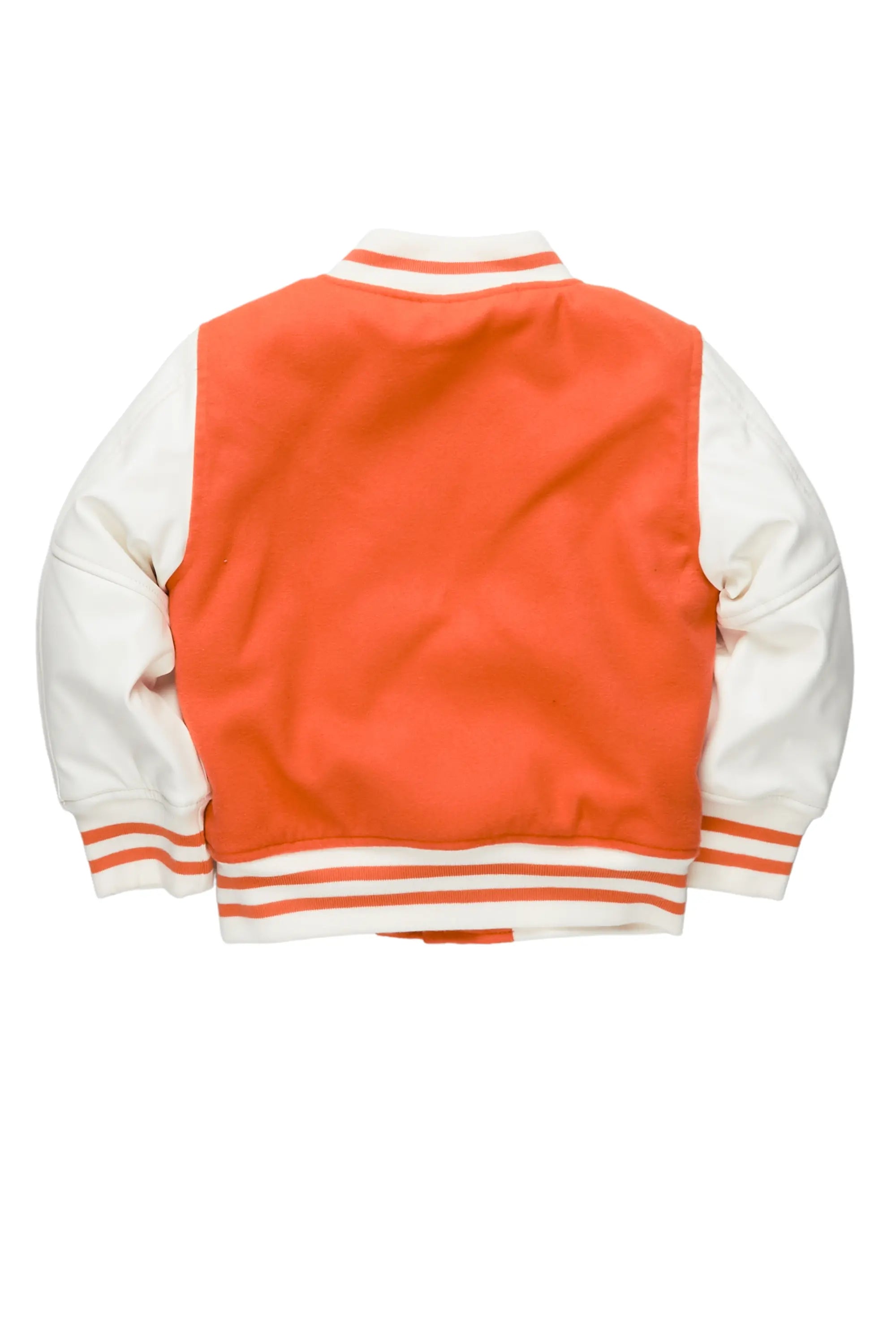 Boys Leaner Orange Bomber Jacket