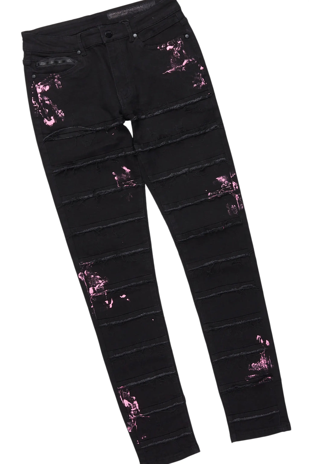 Grill Black/Pink T-Shirt/Slim Fit Jean Set