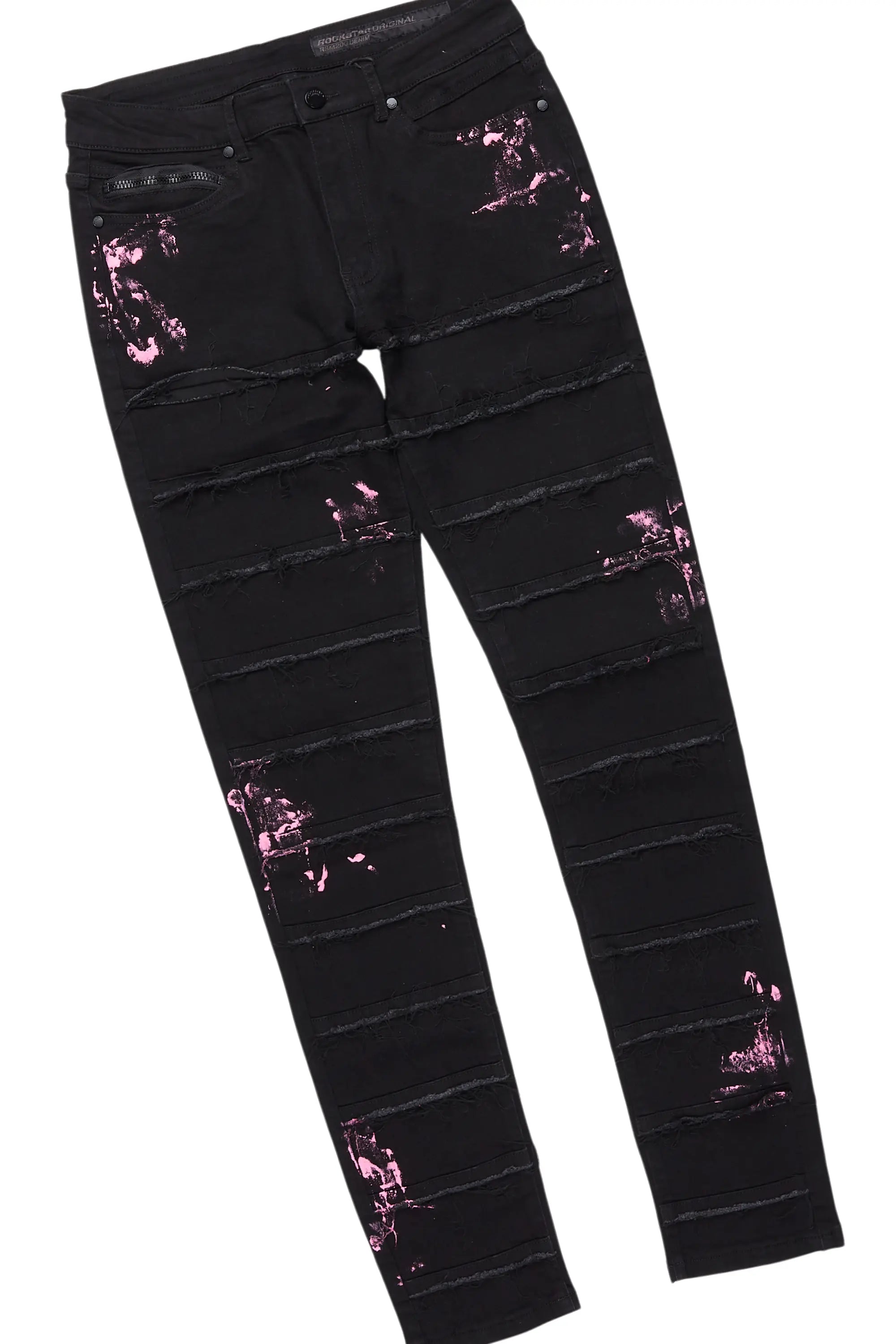 Grill Black/Pink T-Shirt/Slim Fit Jean Set