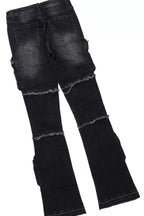 Keria Black Tee & Toniesha Dark Grey Jean Set