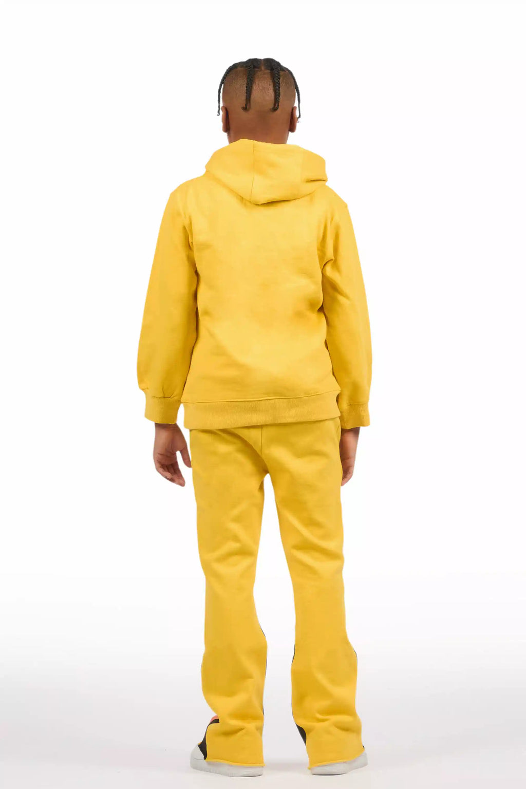 Boys Roeland Yellow/Red Stacked Flare Pant Set