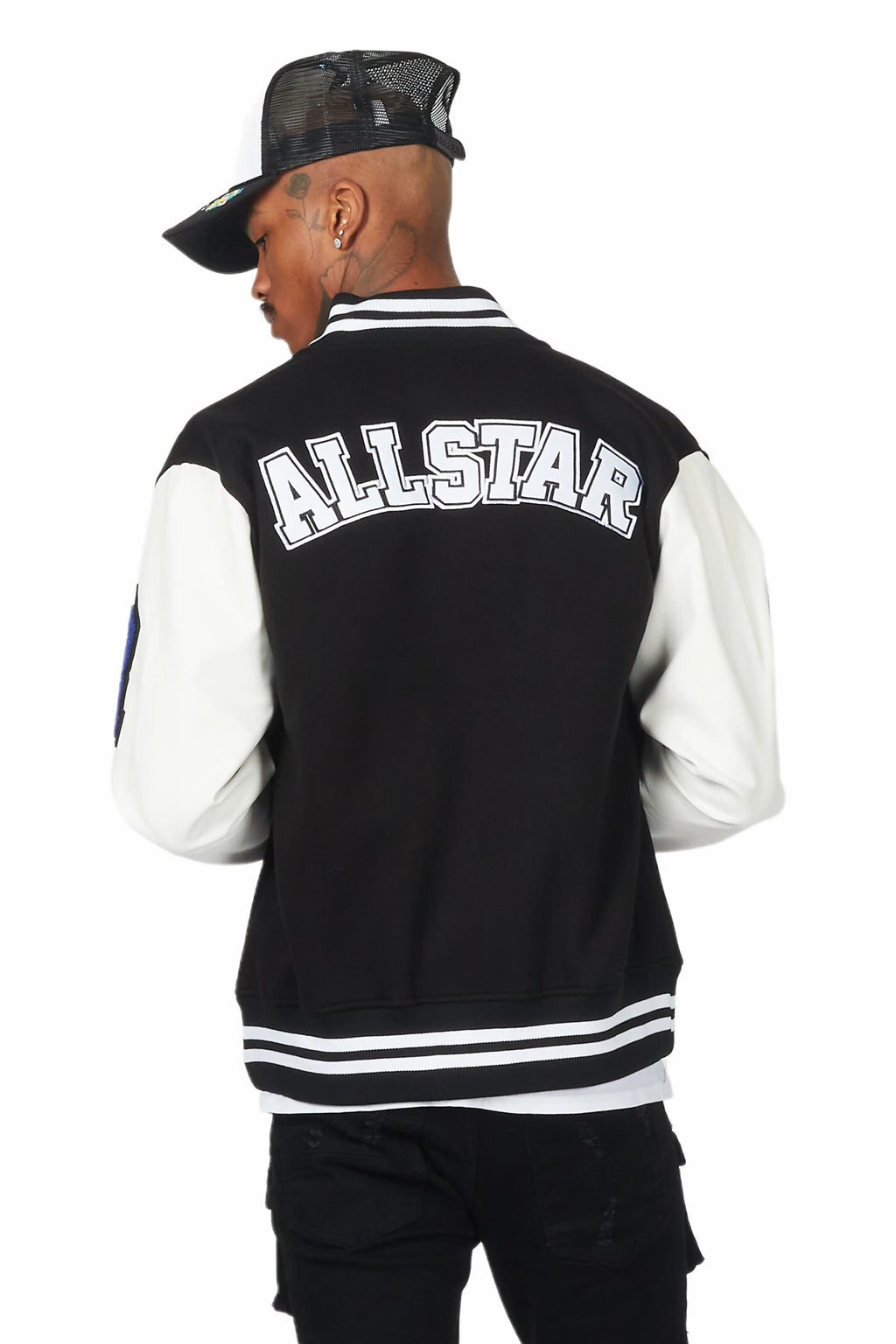 Himiko Black Varsity Jacket