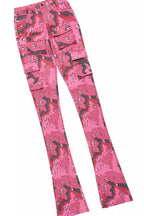 Dalasia White/Pink Tee & Noor Pink Camo Jean Set