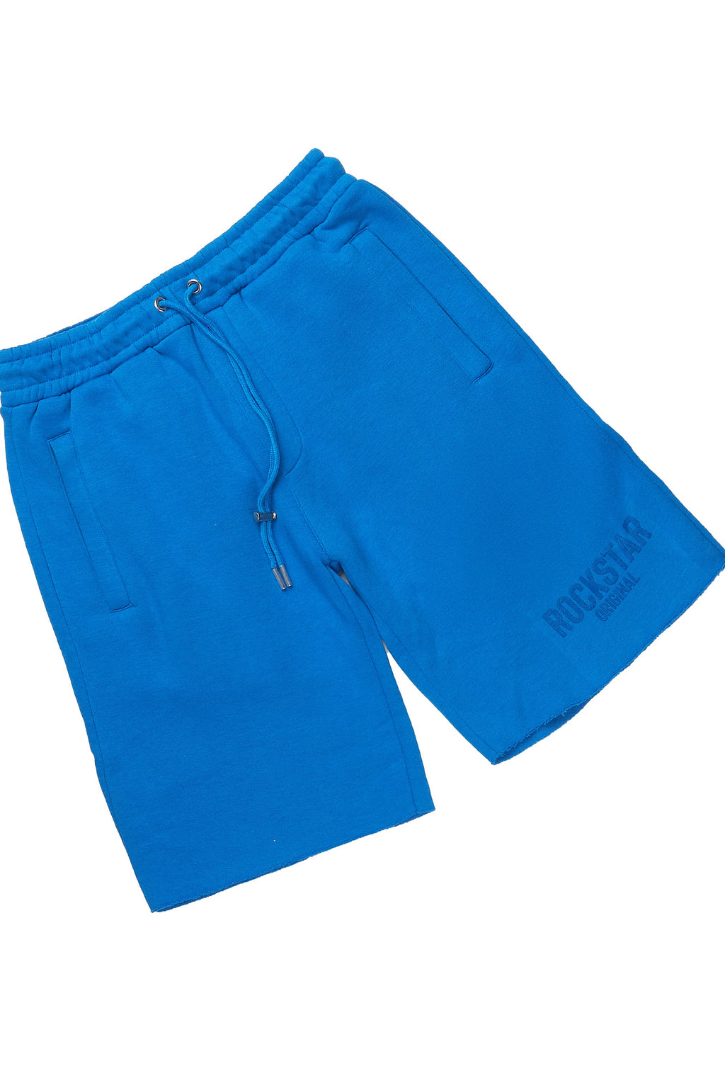 Sana Royal Blue T-Shirt/Raw Edge Short Set