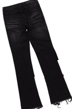 Boys Fields Red Mohair Hoodie/Stacked Flare Jean Set