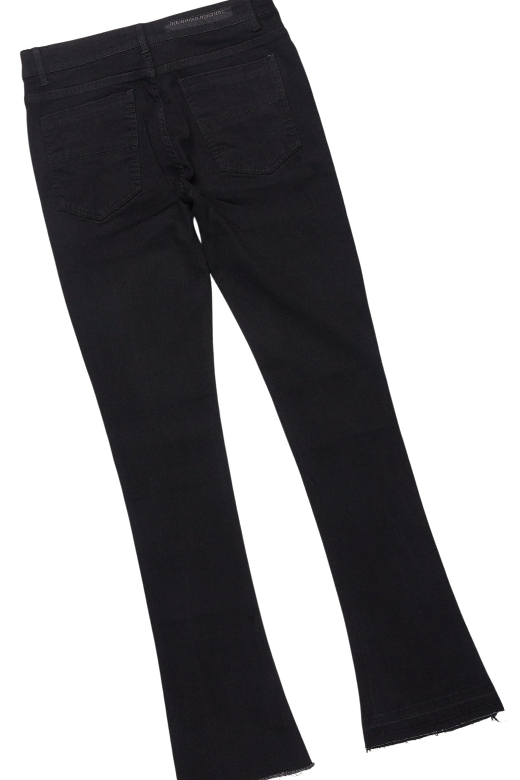 Sana Black/Black T-Shirt/Dag Stacked Flare Jean Set