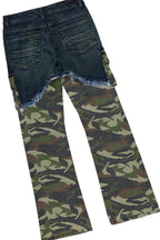 Boys Koen White T-Shirt/Stacked Flare Jean Set