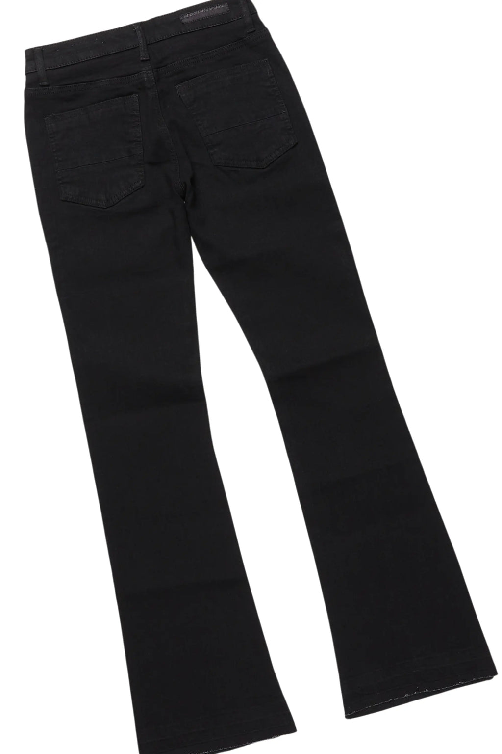 Boys Lake Black/White T-Shirt/Dag Stacked Flare Jean Set