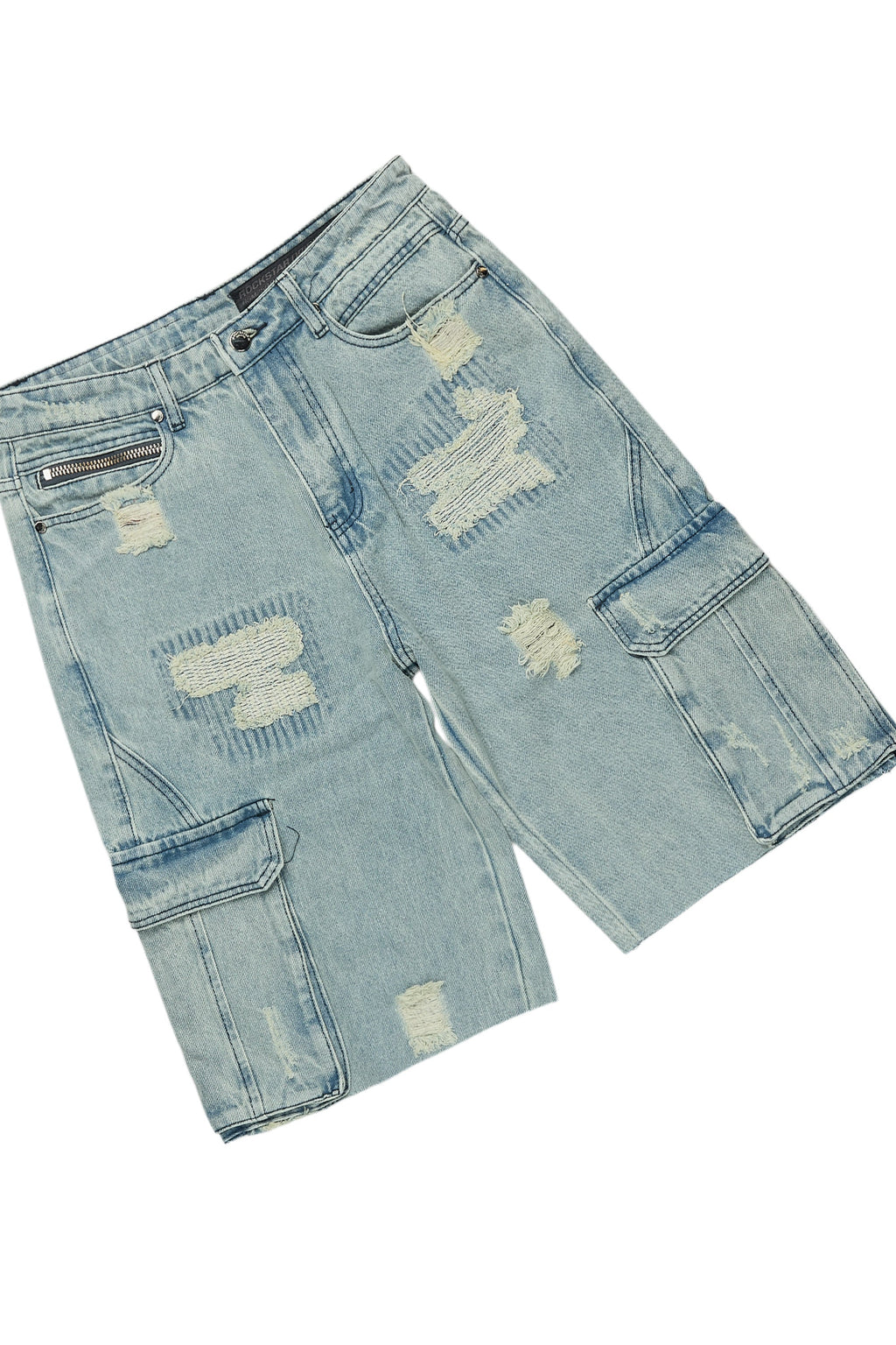 Grill Grey/Light Blue T-Shirt/Denim Short Set