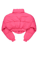 Samaiya Hot Pink Corset Puffer Jacket