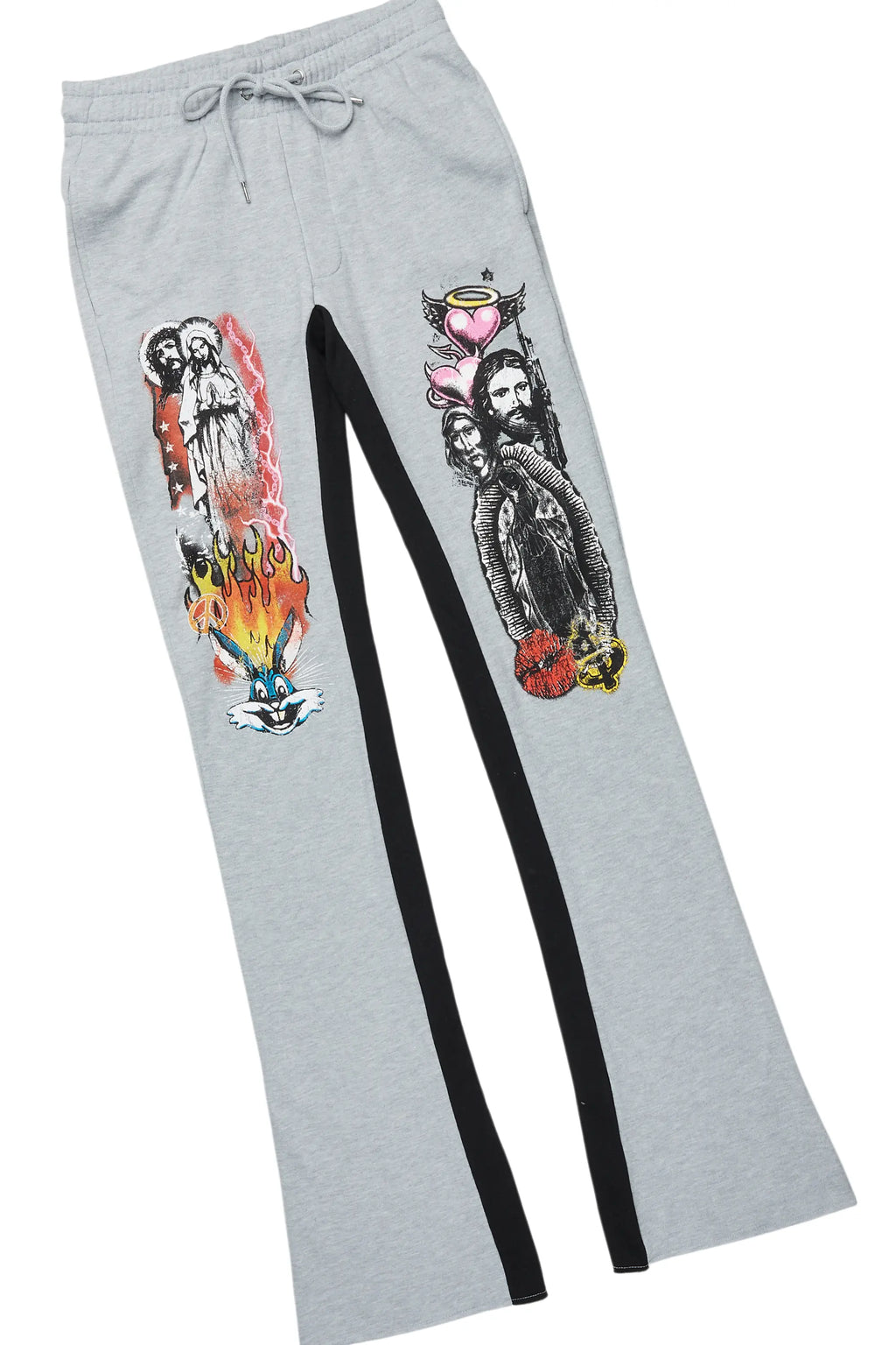 Santos Heather Grey Hoodie/Baggy Track Pant Set