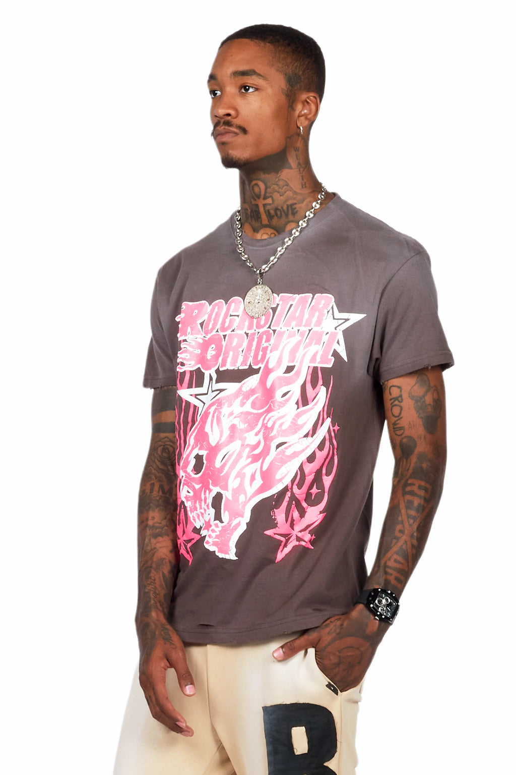 Smitty Charcoal Graphic T-Shirt