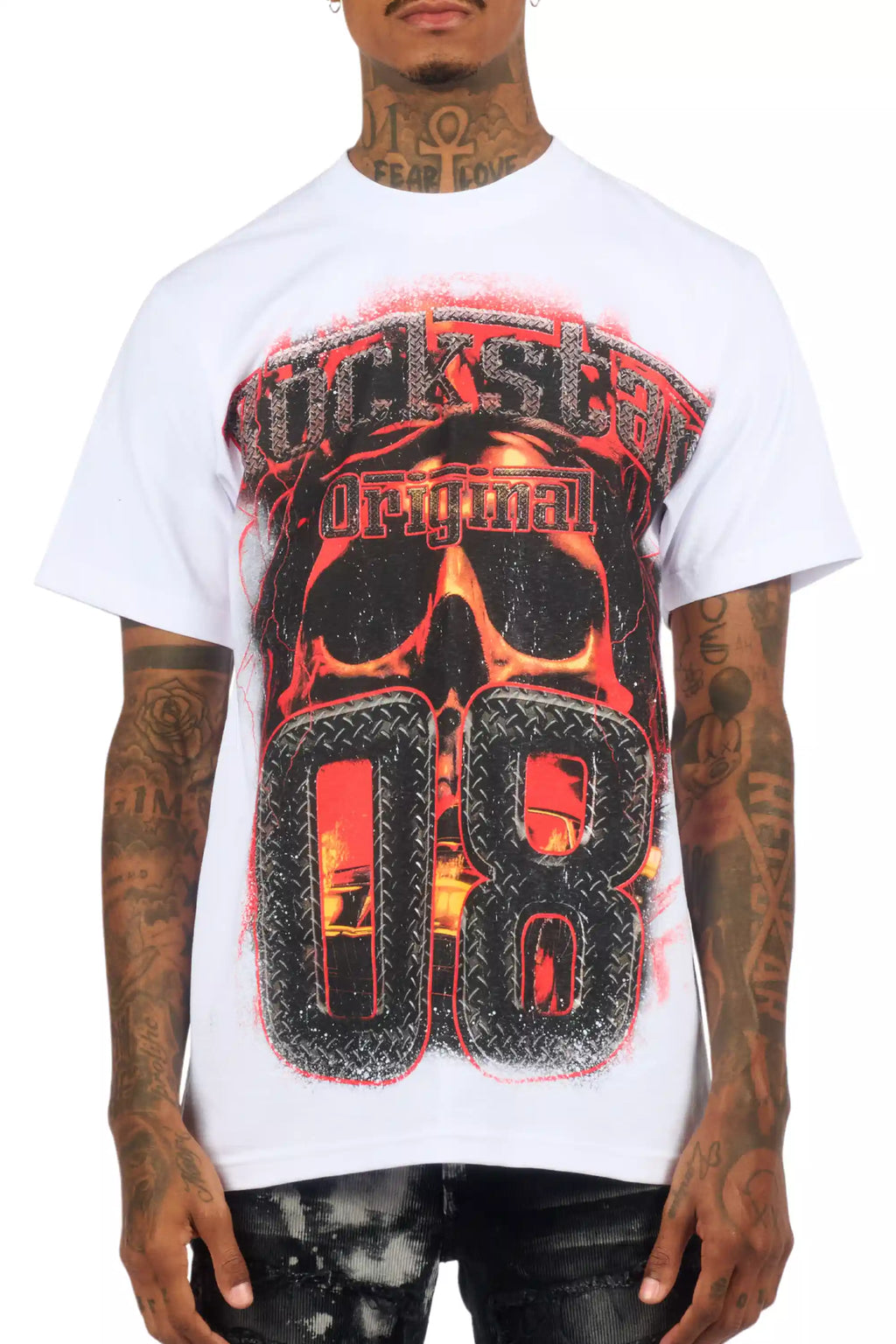 Kure White/Multi Oversized Graphic T-Shirt