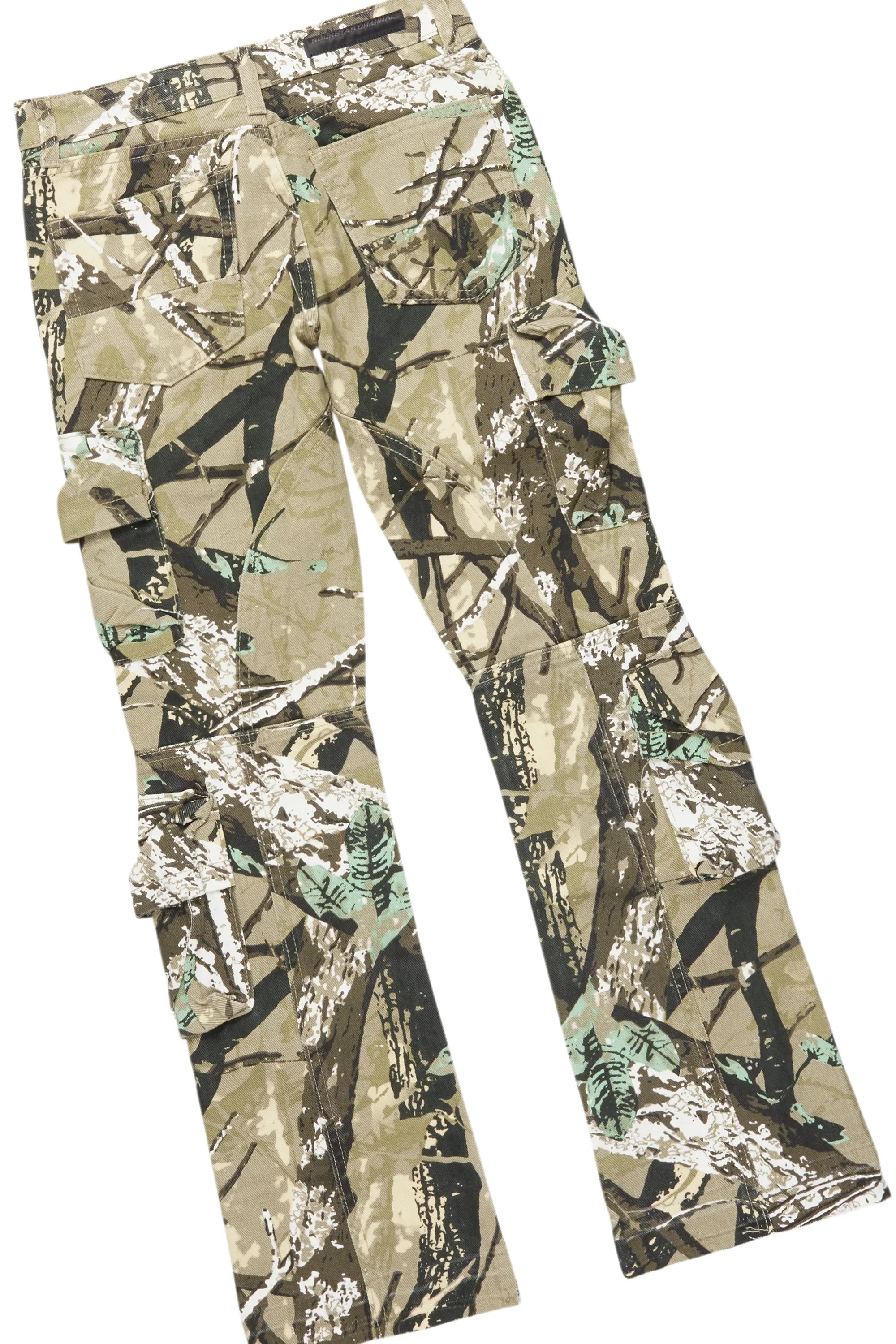 Boys Palmer Black Hoodie/Stacked Flare Jean Set