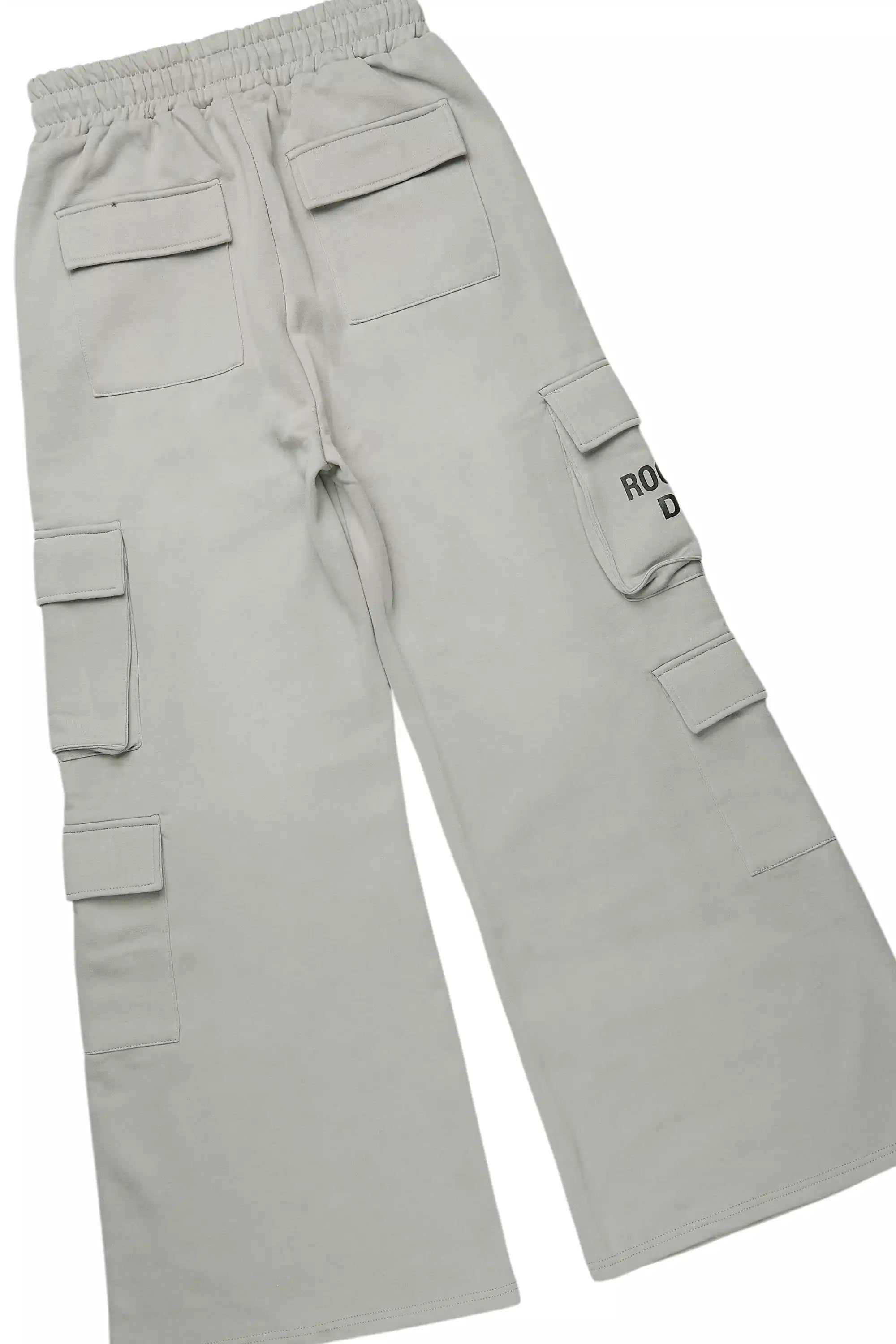 Abilio Grey T-Shirt/Baggy Stacked Track Set