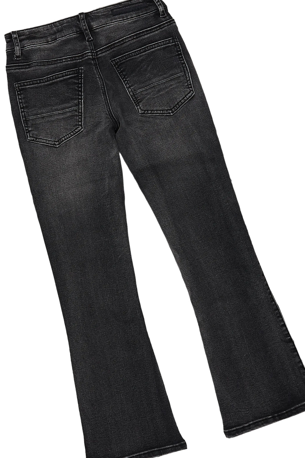 Boys Daria Black Hoodie/Stacked Flare Jean Set