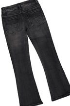 Boys Daria Black Hoodie/Stacked Flare Jean Set