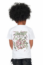 Girls Aiya White Graphic T-Shirt