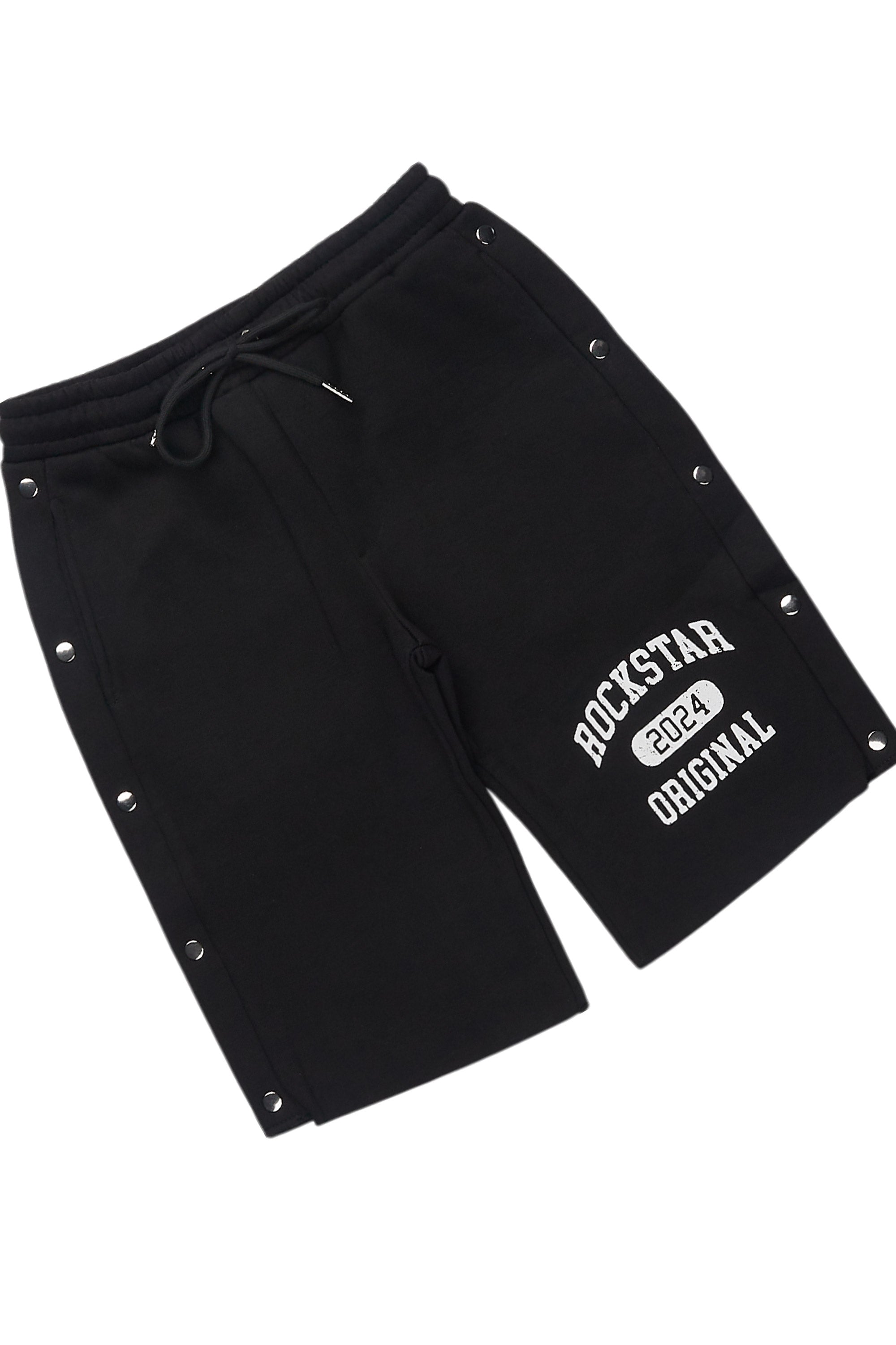 Boys Lex Black T-Shirt/Short Set