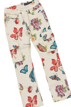 Girls Maeve Purple Hoodie/Stacked Flare Jean Set