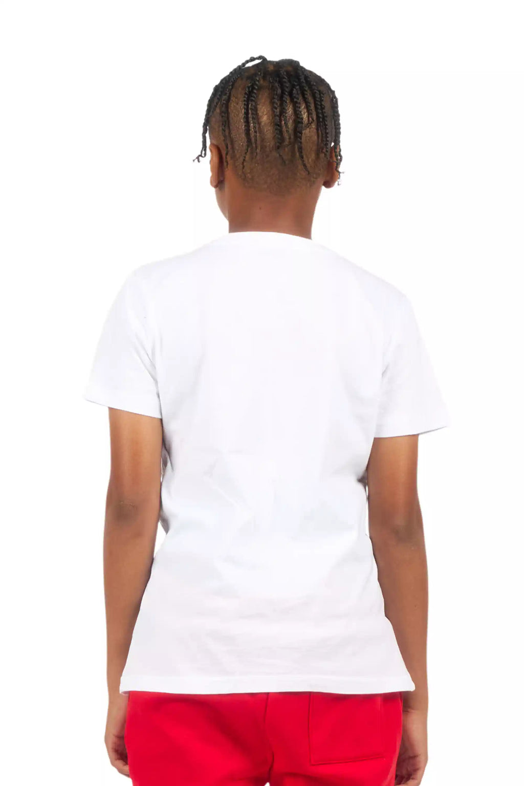 Boys Scottie White/Red Graphic T-Shirt