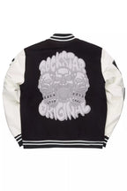 Vidar Black/White Varsity Jacket