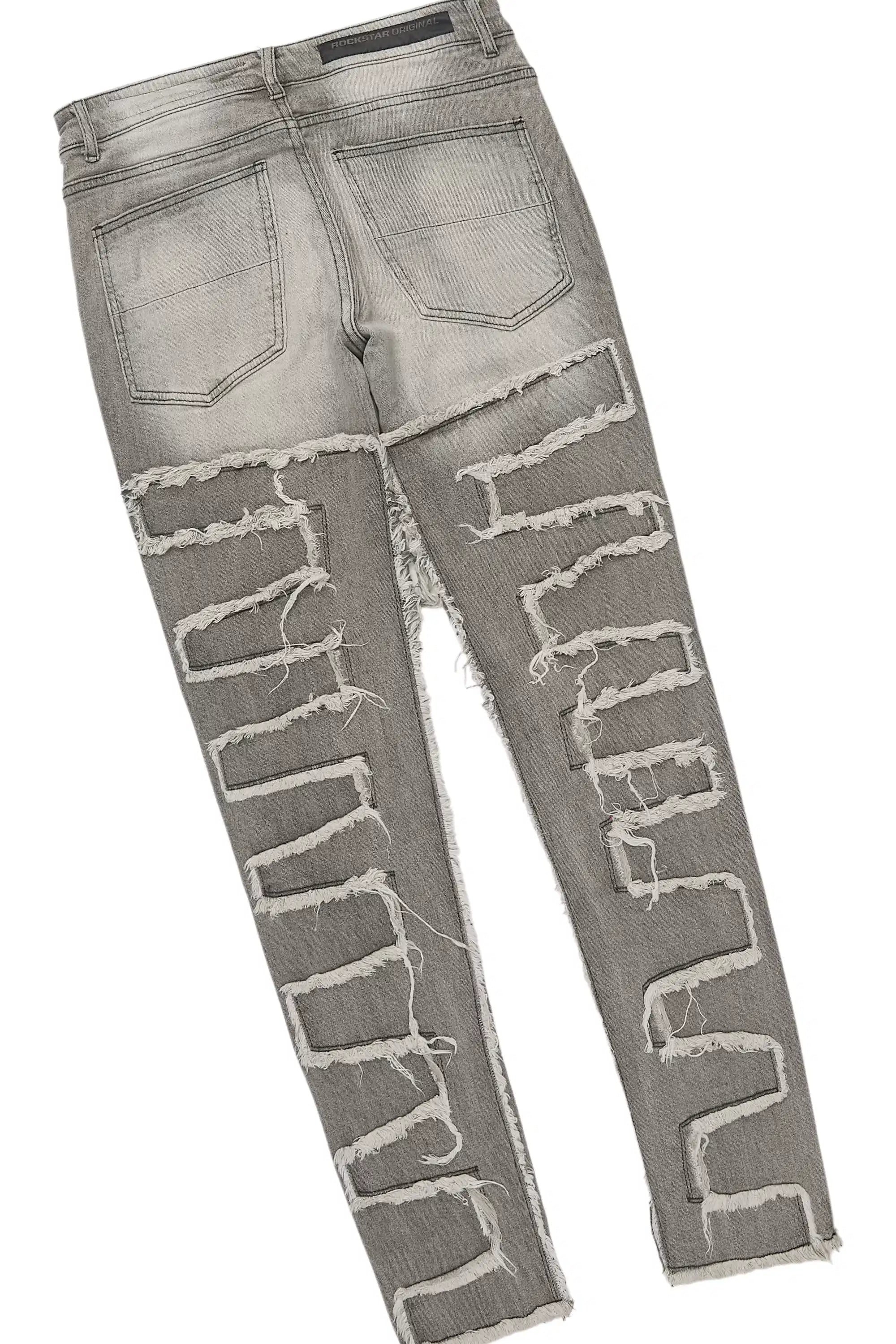 Waller Vintage Grey T-Shirt/Slim Jean Bundle