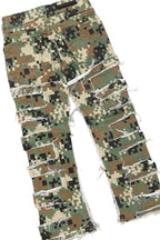 Boys Koen Digital Camo T-Shirt/Stacked Flare Jean Set