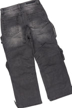 Boys Kip Vintage Black/Fuchsia T-Shirt/Stacked Flare Jean Set