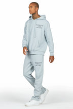 Briggs Heather Grey Hoodie/Slim Fit Track Set