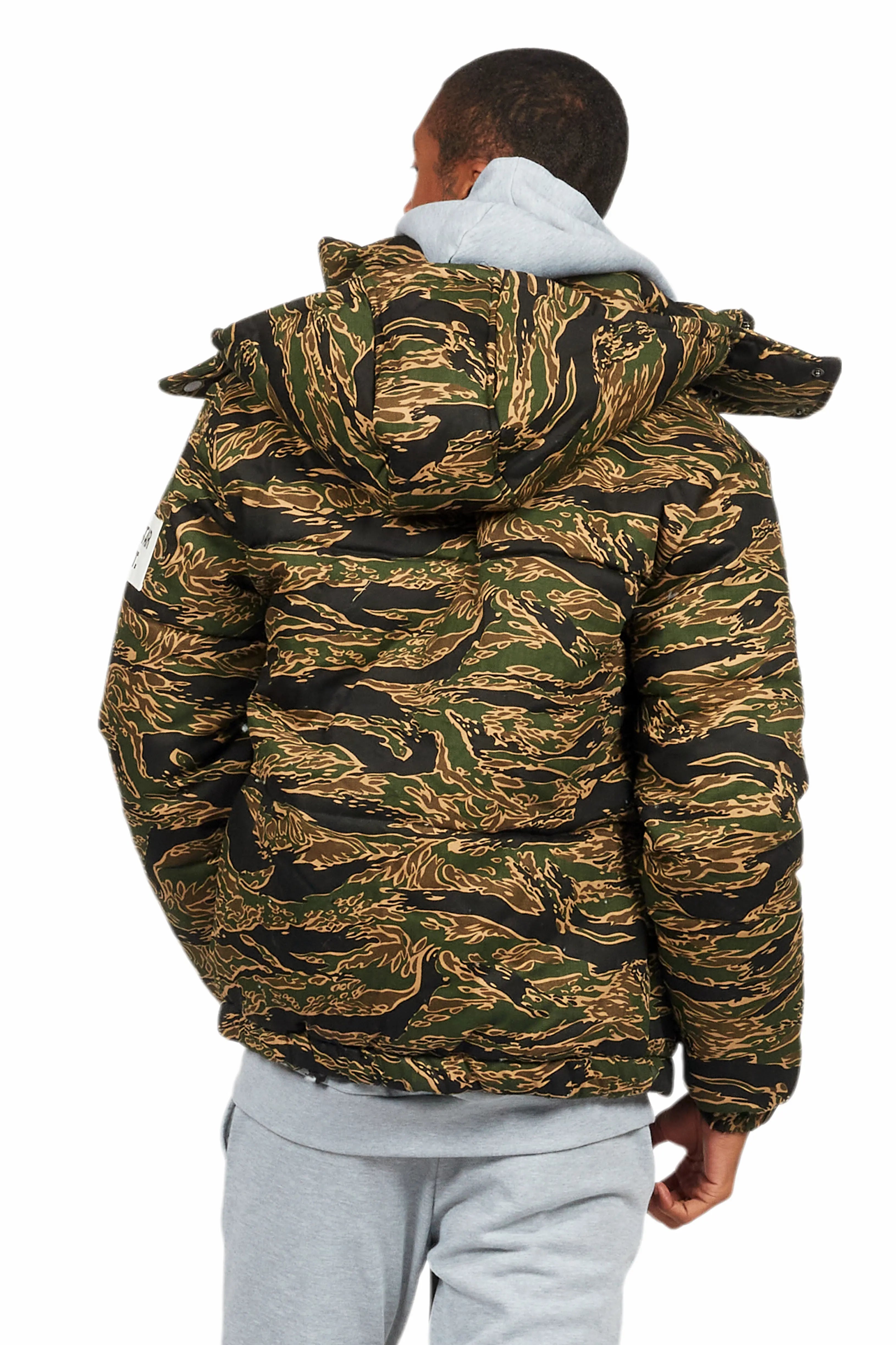 Bevis Camo Puffer Jacket