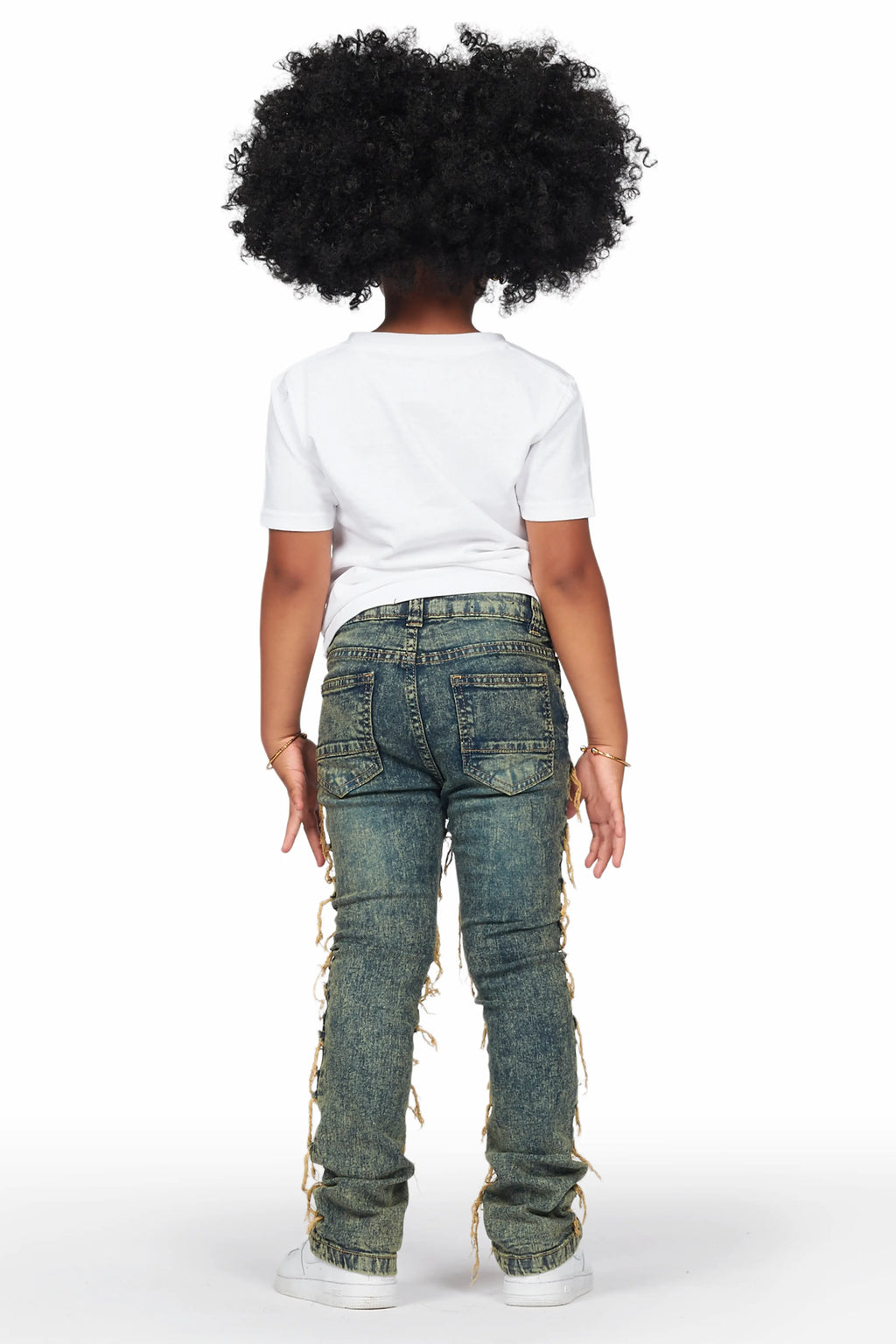 Girls Kazu Vintage Stacked Flare Jean