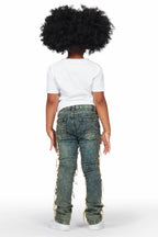 Girls Kazu Vintage Stacked Flare Jean