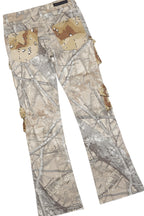 Boys Deiter Black/Beige T-Shirt/Stacked Flare Jean Set