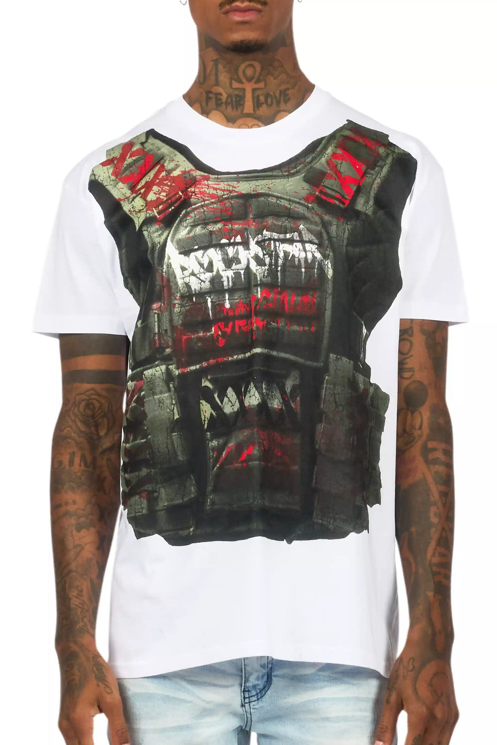 Reilly White Graphic T-Shirt