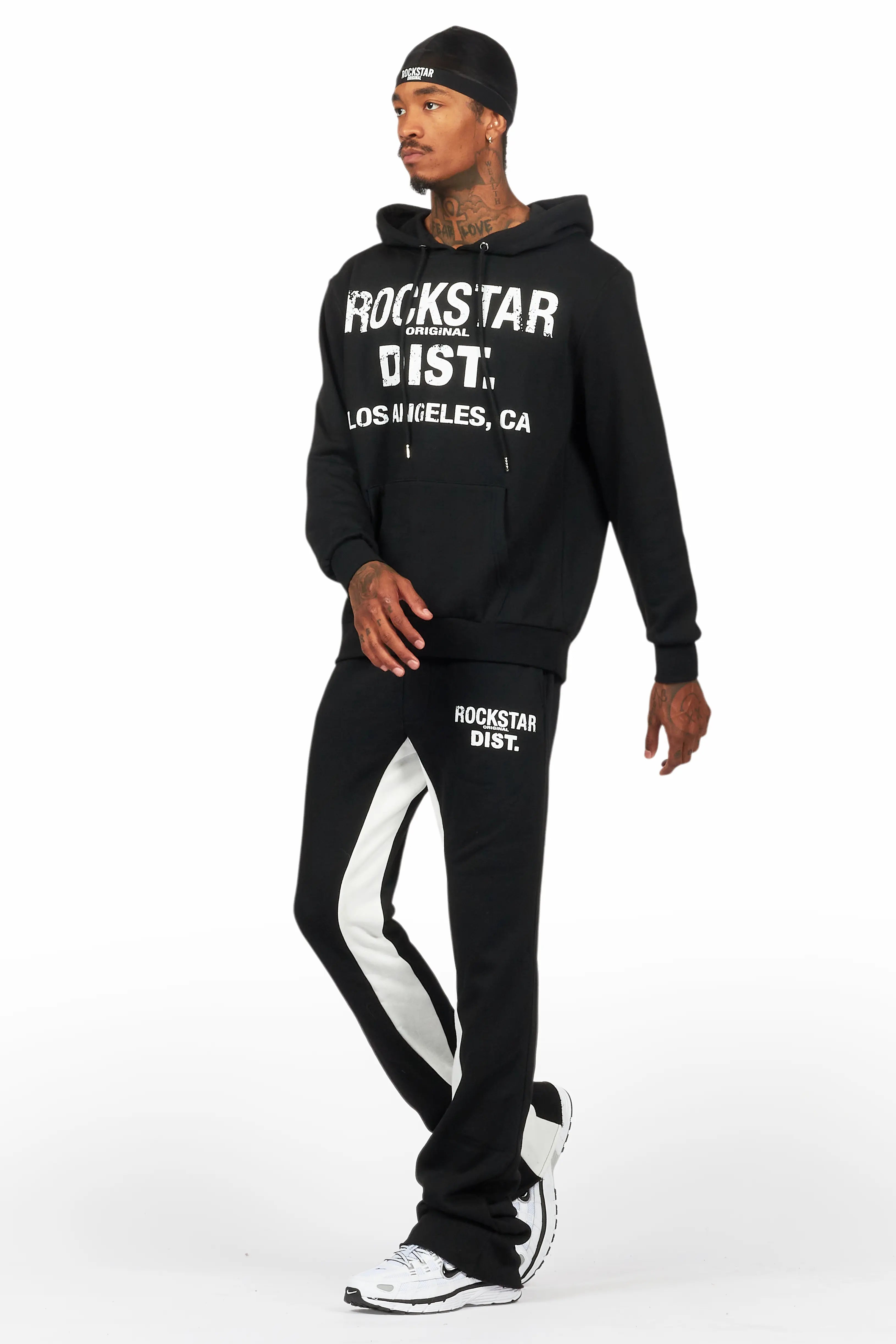Lake Black Hoodie/Baggy Track Pant Set