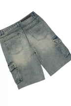 Janus White T-Shirt/Denim Short Set