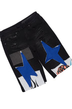 Grill Black/Blue T-Shirt/Denim Short Set