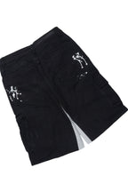 Bubble Black/White T-Shirt/Denim Short Set