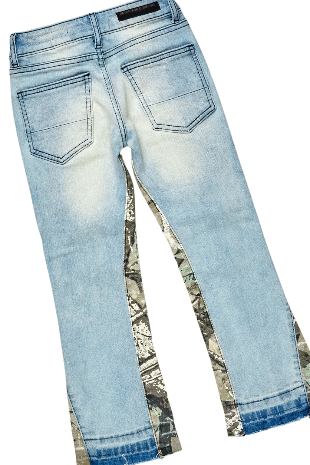 Boys Rainer Red Hoodie/Stacked Flare Jean Set