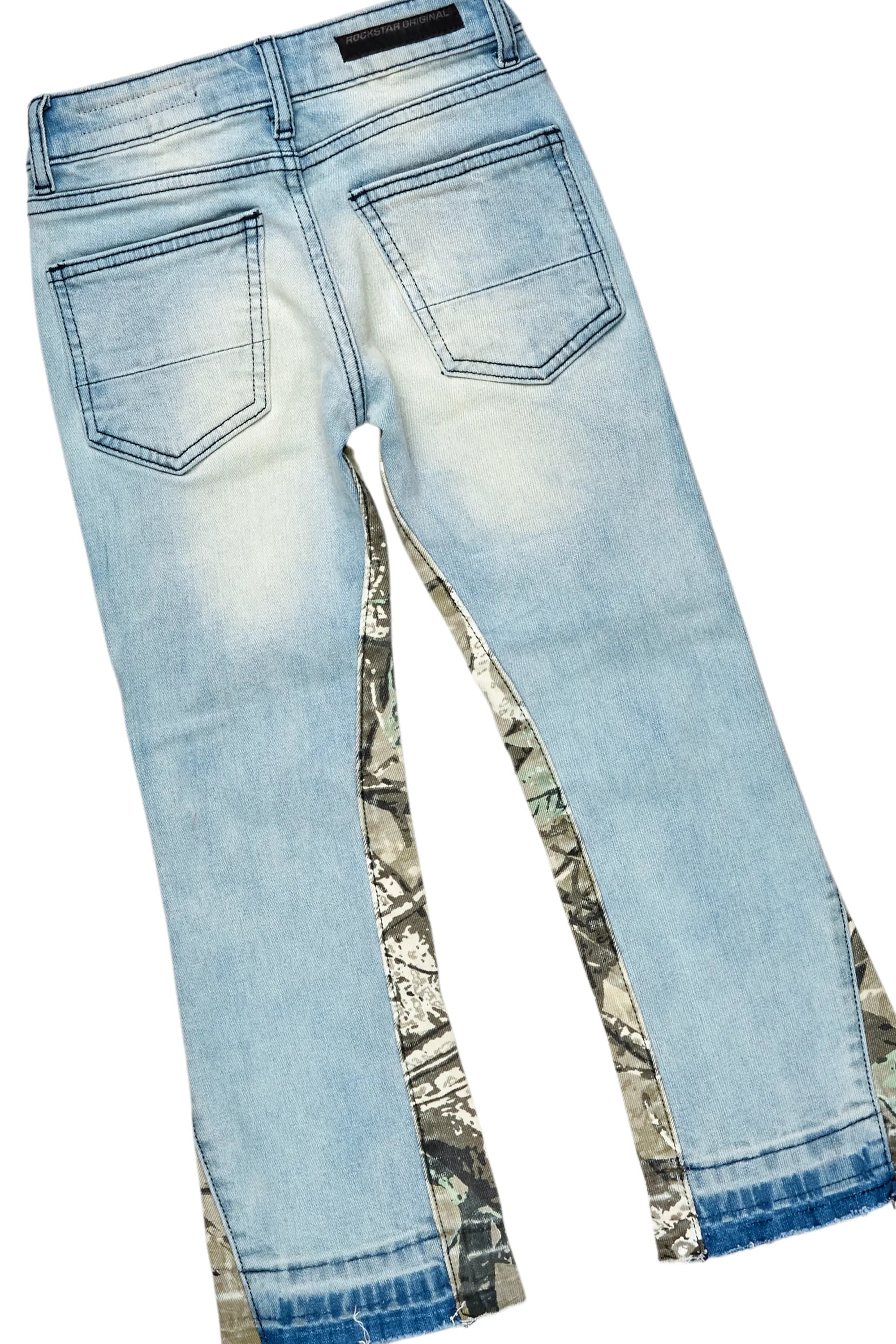 Boys Rainer Red Hoodie/Stacked Flare Jean Set