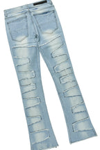 Tarl White T-Shirt/Stacked Flare Jean Bundle