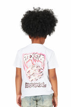 Girls Karasi White Graphic T-Shirt